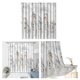 thumbnail image 3 of de cortinas de de tela para cortina de de 2 paneles, decoración de con ganchos, impermeable, lavable, 85x200cm Style2, 3 of 9