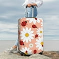 thumbnail image 4 of Uemuo Daisy and Ladybug Printed Washable Luggage Cover - Fashion Suitcase Protector Fits 18-32 Inch Luggage -Medium, 4 of 9