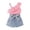 z13-Pink, variant on CAIXIA Girl's Y2K Two Piece Cute Outfits Denim Jeans Sleeveless Button Down Vest and Pleated Mini Skirt Set,Blue,6-7 Years