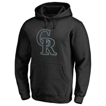 Men s Black Colorado Rockies Taylor Pullover Hoodie