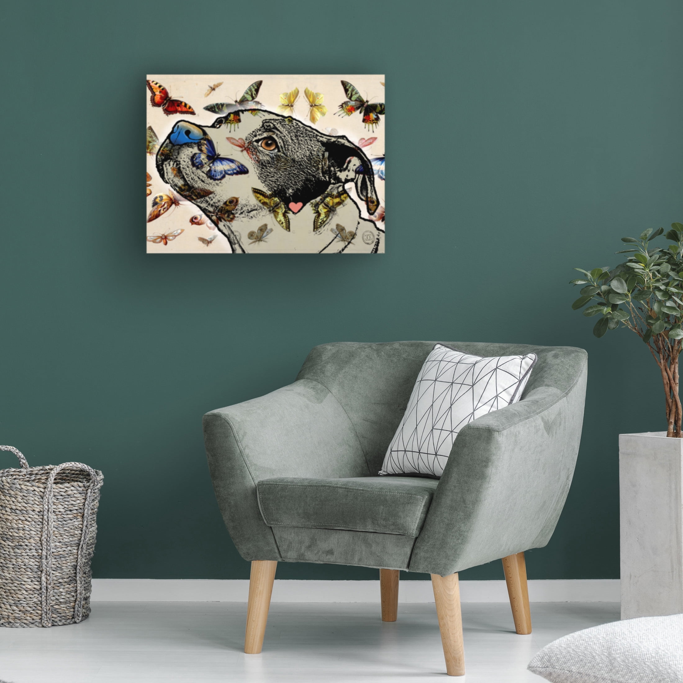 Canvas Wall Art - Dean Russo 'Around Here' Wall Art for Living Room, Bedroom, or Office Décor by Trademark Fine Art - 47 x 35 Inches