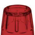 thumbnail image 3 of G.E.T. Heavy-Duty Faceted Shatterproof Tumbler, 9 Ounce, Red (Set of 4), 3 of 5