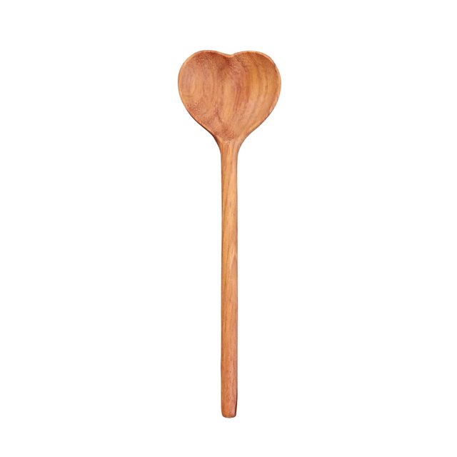 DGLQMYX Increíble juego de utensilios de cocina de madera duraderos, espátula, herramientas de cocina, utensilios de madera reutilizables, elegantes, suministros para el hogar