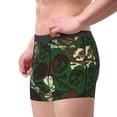 thumbnail image 4 of Bingfone Camouflage Skull Men's Underwear - Casual Stretch Boxer Briefs-Small, 4 of 9