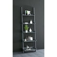 thumbnail image 4 of eHemco 5 Tier Leaning Wall Book Shelf, 70 Inches, Gray, 4 of 7