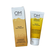 OM Botanical One Step Face Cleanser | Grit-Free Exfoliating Face Wash Removes Excess Oil, Dirt, and Make-up