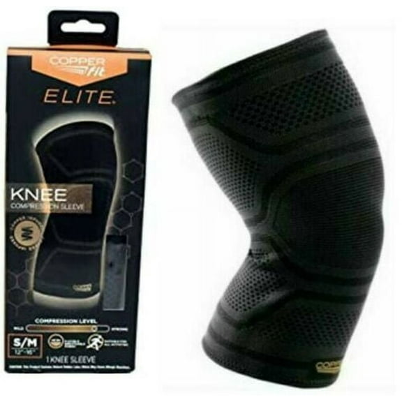 Copper Fit Elite Knee Compression Sleeve L/XL Copper Infused 16-20