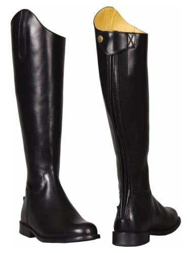 ladies black dress boots