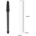 thumbnail image 4 of YISITIAN Handheld Microphone Boom Arm 5-Section Extendable Mic Arm Carbon Fiber Boom Pole for Microphones 1/4 Inch Screw & Thread with Foam Grip Twist Locks Max. Length 155cm/61in CJ919-19294, 4 of 9