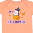 thumbnail image 4 of Inktastic My 1st Halloween with Unicorn Witch Girls Baby Bodysuit, 4 of 5
