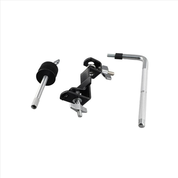 Abrazadera de Soporte para Cencerro de Tambor, Clip de Soporte para Instrumentos Musicales de Percusión Profesional, Piezas de Reparación Portátiles, Clip para Platillos