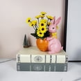 thumbnail image 4 of Rabbit Ornament Bunny Resin Statue Pen Holder For Office Home Decor Gift, 4 of 13