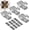 48Pack, variant on Drywall Repair Clips Kit with Screws, Stainless Steel Wall Patch Clips for 1/2 and 5/8 Inch Sheetrock, Strong Metal Backing Drywall Fastener Clips for Hole Repair & DIY Home Improvement (12 Pack)