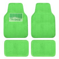 FH Group Doe16 Soft Fluffy Warm Faux Cozy Soft Fluffy Warm Fur Non-Slip Floor Mats for Car SUV – Full Set