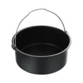 thumbnail image 4 of Coofit Air Fryer Cake Pan Top Handle Round Non-stick Baking Pan Air Fryer Accessories, 4 of 6