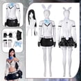 thumbnail image 2 of Disfraz de conejita de Tifa Lockhart de Final Fantasy 7 para mujer adulta, falda, top, diadema, traje de carnaval de Halloween, 2 of 5