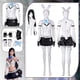 thumbnail image 2 of Disfraz de conejita de Tifa Lockhart de Final Fantasy 7 para mujer adulta, falda, top, diadema, traje de carnaval de Halloween, 2 of 5