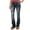 Black-05, variant on Low Rise Ripped Bootcut Wide Leg Jeans for Women Stretchy Denim Pants