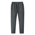thumbnail image 4 of Gibobby leggings deportivos para mujer Leggings forrados de lana para mujer con bolsillos de cintura alta para ejercicio cálido de invierno para correr pantalones de chándal de lana de (Gris, XXXXXL), 4 of 5