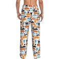 thumbnail image 3 of Xecao Industrial Transportations Men's Straight Lounge Pajama Pants: The Ultimate in Comfortable Sleepwear, 3 of 9