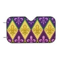 thumbnail image 7 of Balery Mardi Gras4 Windshield Sun Shade, Car Front Window Sunshade Cover ,Automotive Interior Portected Blocks Uv Rays For Car Pickup Truck Suv Accessories- Medium, 7 of 7