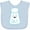 AE-Light Blue, variant on Inktastic Cute Kawaii Salt Shaker Boys or Girls Baby Bib