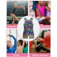 thumbnail image 4 of Girls Gymnastics Leotards Toddler Unitard Biketard Clothes Cute Kid Tumbling Dance Outfit 2-8T, 4 of 6