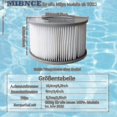 thumbnail image 2 of Lot de 8 Filtres d'Appoint pour Piscine Extérieure, Réutilisable, 2 of 2