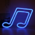 thumbnail image 7 of Walbest Musical Note Shaped Neon LED Light Wall Decoration, USB or Battery Powered Creative Lighting Musical Note Night Light for Bedroom Living Room Girl's Room Decor Bar Party Holiday Gift, 7 of 7