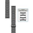 thumbnail image 4 of WITHit Black Stainless Steel Link Band for the Apple Watch®, Fits all Apple Watch® Series and Sizes, Unisex, 4 of 7