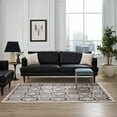 thumbnail image 7 of Modway Kalinda Rustic Vintage Moroccan Trellis 8x10 Area Rug in Brown, Beige and Ivory, 7 of 7
