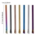 thumbnail image 4 of Mistaha Stainless Steel Color Straw Frappuccino Drink Smoothie Straw Color (Smoothie Tube), 4 of 8