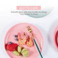 thumbnail image 4 of 1pc Coloured Ceramic Tableware Western Steak Plate Microwave Oven Available Ceramic Food Plate Round Shape (Pink 8 Inches), 4 of 8