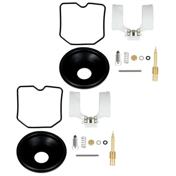 LABLT 2 Set of Carburetor Diaphragm Float Repair Kit Replacement for 2001-2013 Kawasaki EX250 Ninja 250R