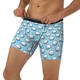 thumbnail image 3 of Salouo Golf Balls 1 Pattern Men's Boxer Briefs, Soft & Breathable Underwear Elastic Waistband Briefs for Men,1-Pack, 3 of 7