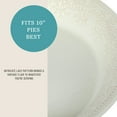 thumbnail image 4 of The Pioneer Woman Vintage Lace 10-inch Ceramic Pie Pan and Tart Dish, Sturdy Stoneware Bakeware, Cream, 4 of 13