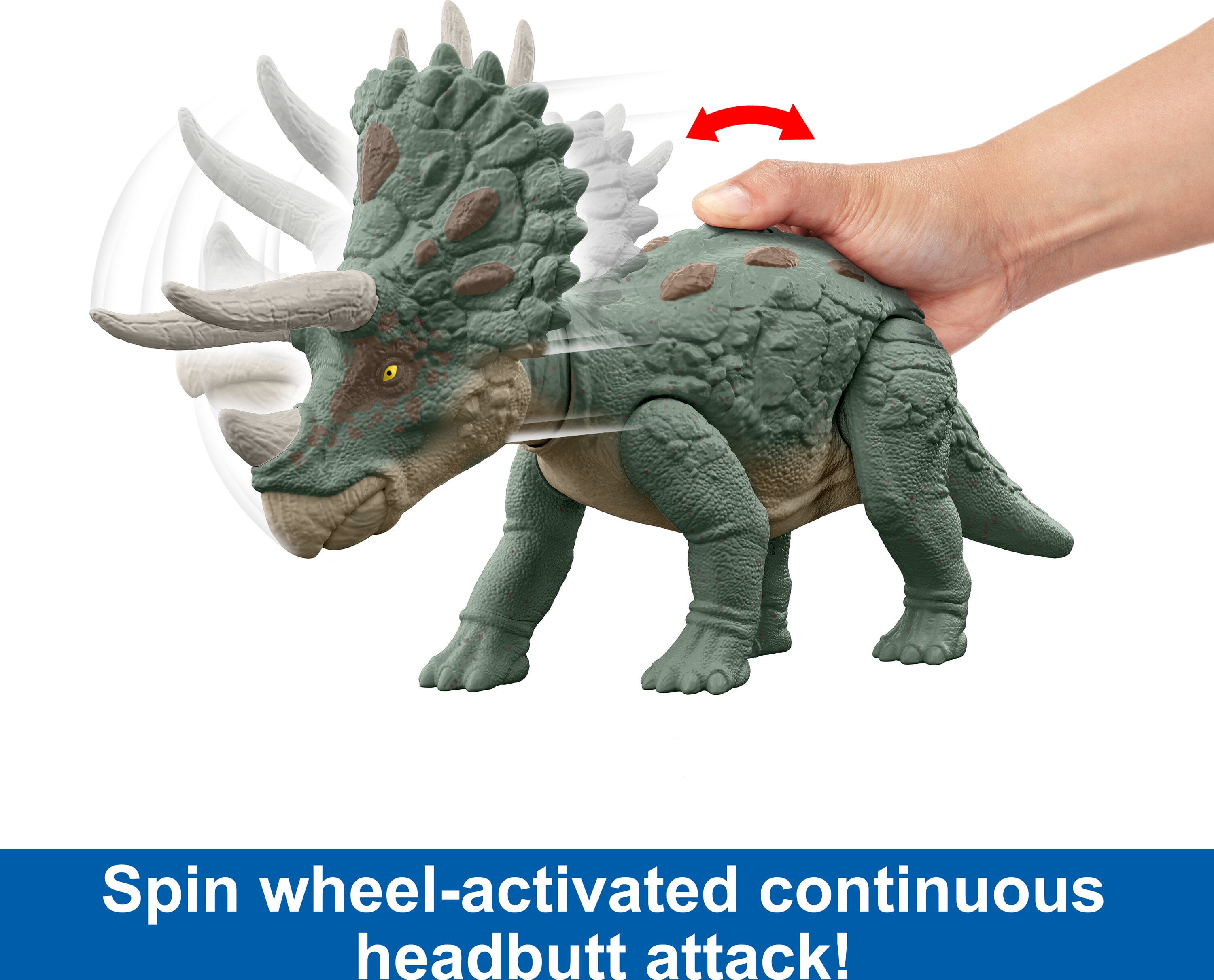 Jurassic World Gigantic Trackers Triceratops Dinosaur Action