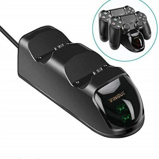 Ps4 Controller Charger Playstation 4 Ps4 Ps4 Slim Ps4 Pro Controller Charger Charging Station Docking Stand Dualshock 4 Controller Usb Charging Docking Station Led Indicator Walmart Com Walmart Com