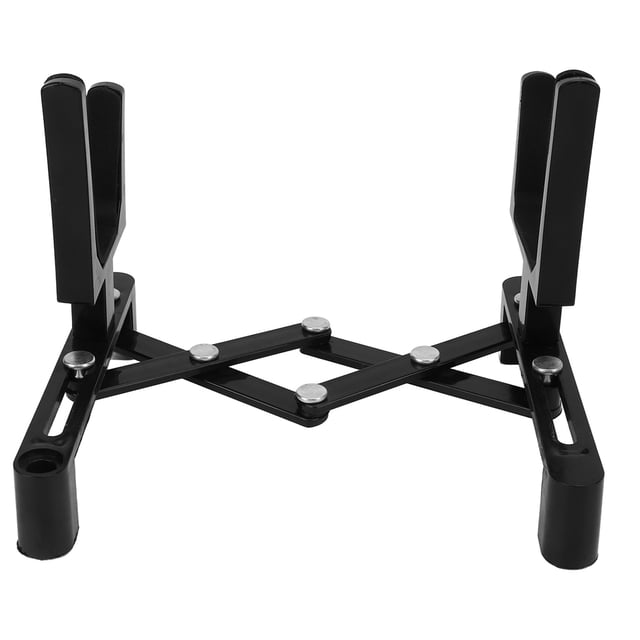 Violin Display Stand, Wear Resistant Easy To Operate ABS Metal Violin Folding Bracket For Ukulele For Mini Guitar Black