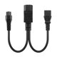 thumbnail image 4 of 1 Uds. IEC320 C14 a IEC320 C13 + C5 Y Splitter Server Kit convertidor de potencia Splitter C14 ángulo a C13 para, 4 of 6