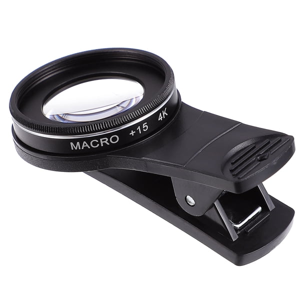 Lente de cámara SLR de teléfono con diseño de clip de lente macro de teléfono de alta definición 4k (15X 30X)