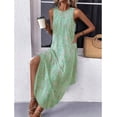 thumbnail image 3 of Vestido de playa Zeagoo 2025 Vacation Summer Maxi Floral Print, 3 of 6