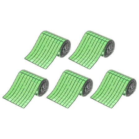 Uxcell 2400 PCS Glass Mirrors Disco Ball Tiles Self-Adhesive Green Mirror Mosaic Tiles 5 x 5mm, 5 Sheet