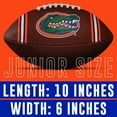 thumbnail image 6 of Franklin Sports Florida Gators Kids NCAA Youth Football - Official College Team Junior Footballs with Team Logos for Kids - Kids Junior Size PVC Football - Backyard + Tailgate Ball - 8.5", 6 of 9