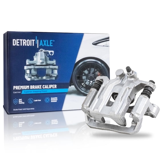 Detroit Axle - Rear Left Disc Brake Caliper w/Bracket Replacement for 2005-2022 Nissan Frontier Xterra Suzuki Equator