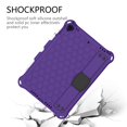 thumbnail image 6 of iPad 10.2 Case with Screen Protector, Dteck Shockproof Case for iPad 8th Generation / iPad 7th Generation with Removable Shoulder Strap/Hand Strap/Pencil Holder, Heavy Duty Rugged Case, Purple/Black, 6 of 6