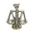 thumbnail image 1 of Sterling Silver 18" .8mm Box Chain 3D Scales Of Justice Pendant Necklace, 1 of 2