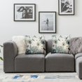 thumbnail image 2 of Shangniulu Pillowcase Flowers Pillow Cover Set of 2 Pillow Case Square Cushion Cover Standard Home Decorative Sofa Armchair Bedroom Livingroom Gift White, 2 of 7
