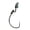 Black, variant on Z-man Finesse Bulletz Jighead