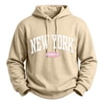 thumbnail image 5 of MXALUOB Hooded Sweatshirts for Men Letter Graphic Warm Fashion Pullover Drawstring Drop Shoulder Fall Winter Hoodies Casual Streetwear, 5 of 6
